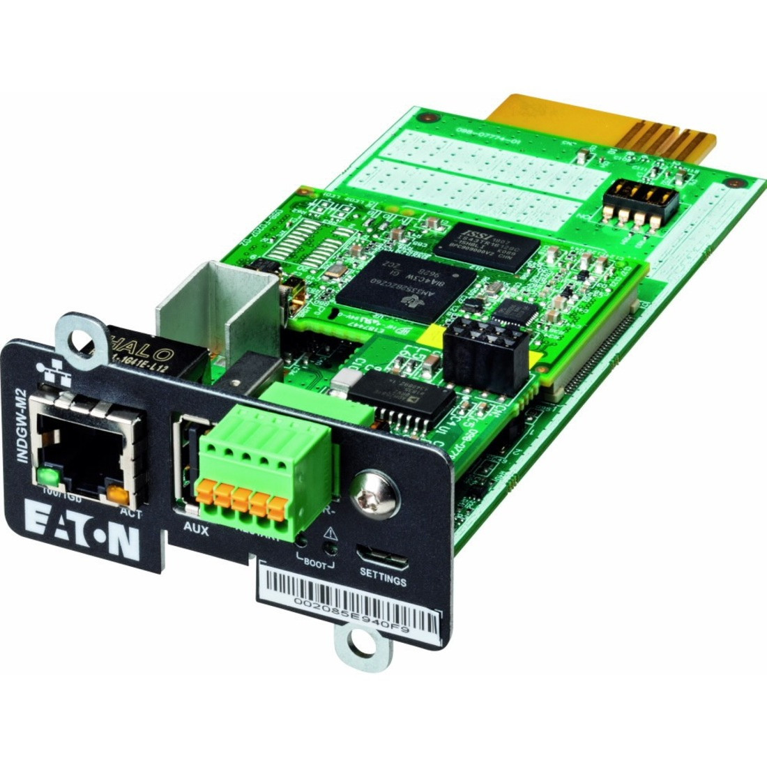 Eaton Gigabit Industrial Gateway Mini-Slot Card for Select  UPS SystemsMini X-slot INDGW-M2