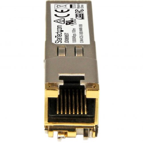 Startech .com HPE JD089B Compatible SFP Module1000BASE-T1GE Gigabit Ethernet SFP SFP to RJ45 Cat6/Cat5e100mHPE JD089B Compatible SFP… JD089BST