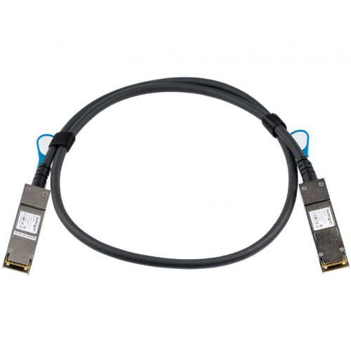 Startech .com .com 1m 40G QSFP+ to QSFP+ Direct Attach Cable for HPE JG326A 40GbE QSFP+ Copper DAC 40 Gbps Low Power Active Twinax100… JG326AST