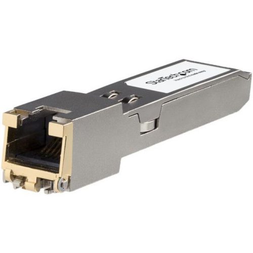 Startech .com HPE JL563A Compatible SFP+ Module10GBASE-T10GE Gigabit Ethernet SFP+ to RJ45 Cat6/Cat5e30mHPE JL563A Compatible SFP+… JL563A-ST