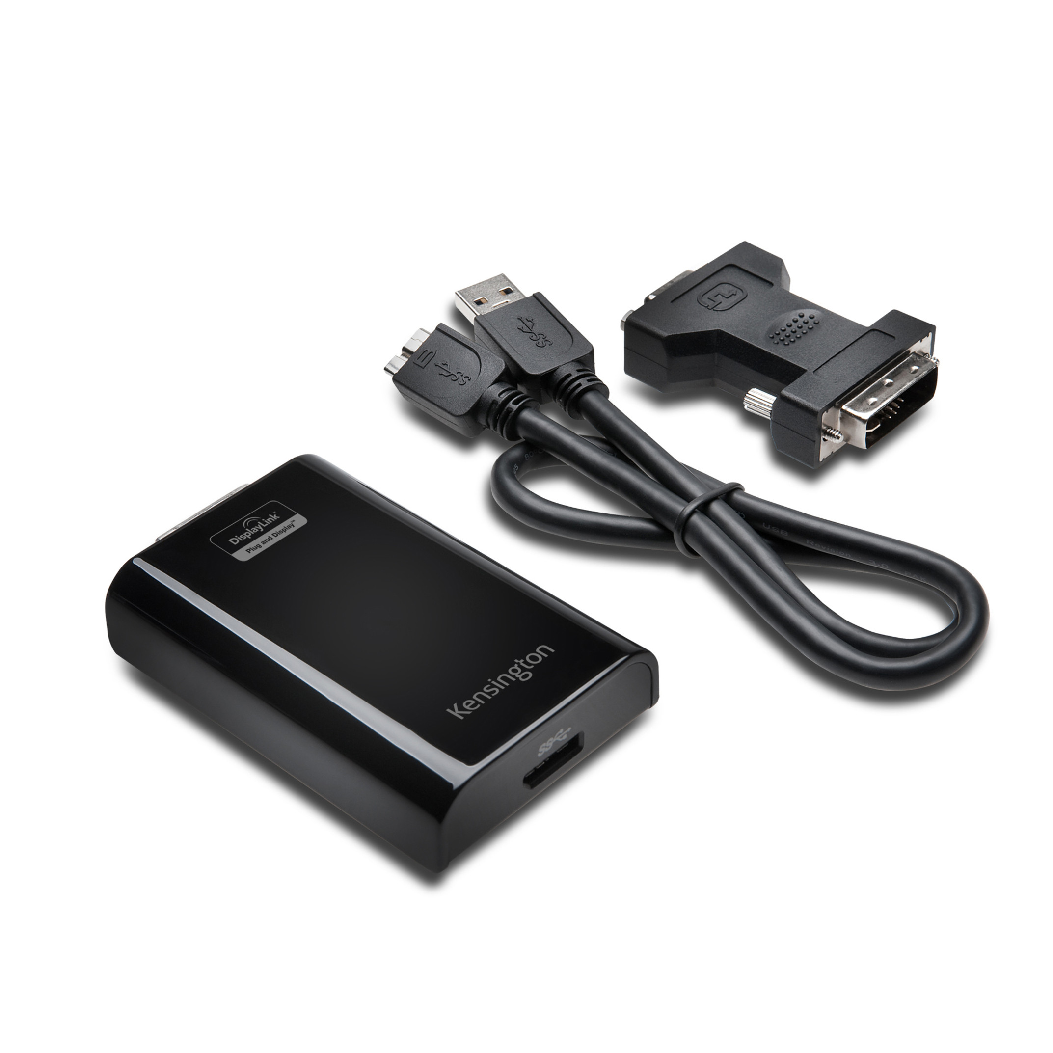 Kensington USB 3.0 Multi-Display Adapter1 PackUSB 3.0DVI2048 x 1152 Supported K33974AM