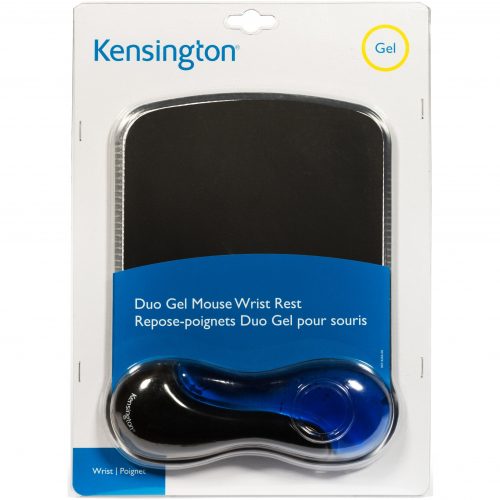 Kensington Duo Gel Mouse Pad Wrist RestBlue13″ x 9.38″ x 1.50″ DimensionBlack & BlueGelTAA Compliant K62401AM