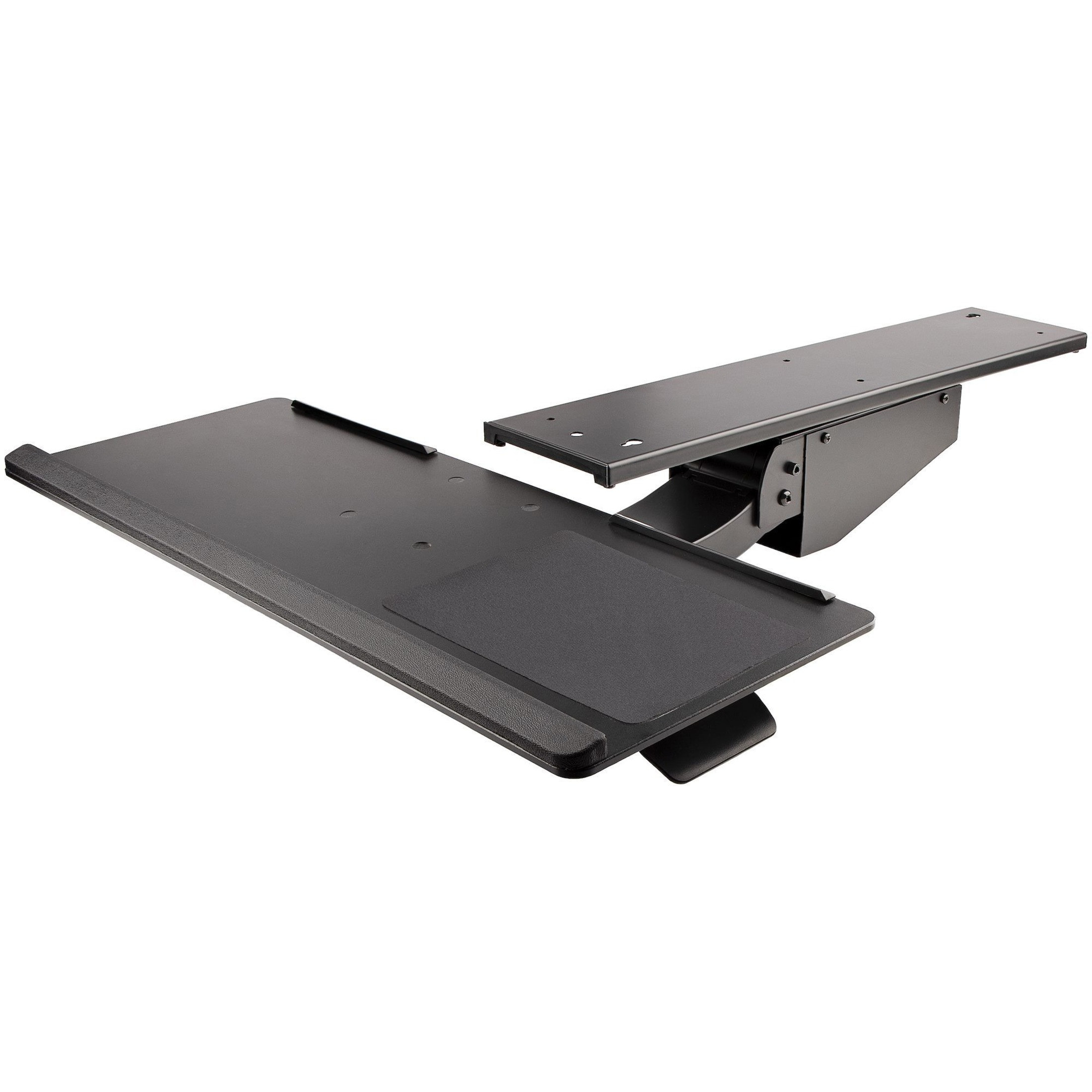 Startech Under Desk Keyboard Tray Height Adjustable Keyboard and Mouse Tray 10 x 26 Ergonomic Computer Keyboard Tray w Mouse PadAdjustable un. KBTRAYADJ2 Corporate Armor