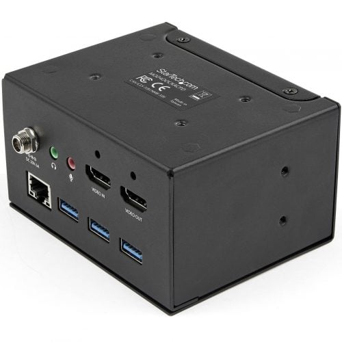 Startech .com Conference Room Docking Station w/ Power; Table Connectivity A/V Box, Universal Laptop Dock, 60W PD, AC Outlets, USB Charging… KITBXDOCKPNA