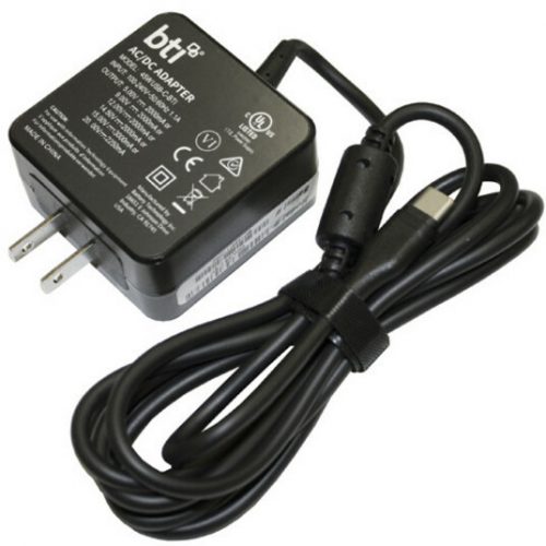 Battery Technology BTI AC Adapter45 W120 V AC, 230 V AC Input5 V DC/3 A, 9 V DC, 12 V DC, 14.5 V DC, 15 V DC, 20 V DC OutputBlack L43407-001-BTI