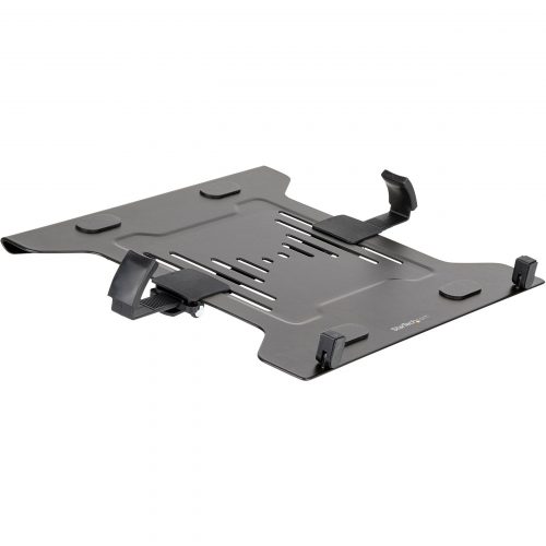 Startech .com VESA Laptop Tray, Adjustable Monitor Arm Laptop Tray, Secures Notebooks up to 4.5kg (9.9lb), 75×75 & 100×100 VESA, Ventilat… LAPTOP-ARM-TRAY