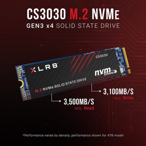 PNY Technologies CS3030 4 TB Solid State DriveM.2 InternalPCI Express NVMe (PCI Express NVMe 3.0 x4)Desktop PC, Notebook Device Supported… M280CS3030-4TB-RB
