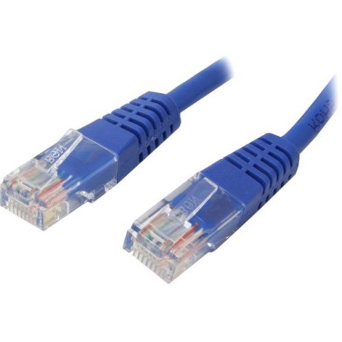 Startech .com 8 ft Blue Molded Cat5e UTP Patch CableCategory 5e8 ftBlue M45PATCH8BL