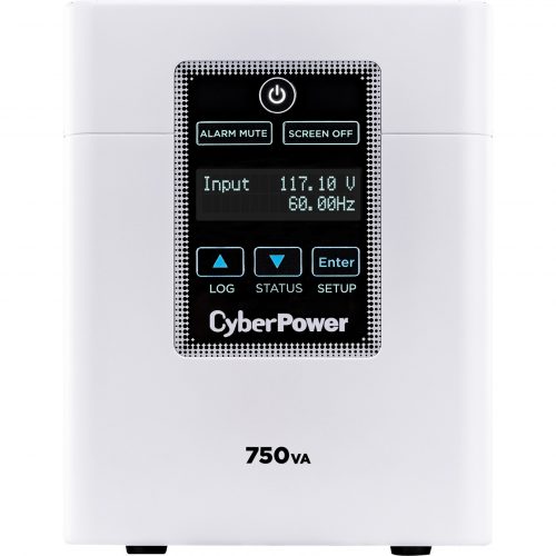 Cyber Power M750L Medical UPS Systems750VA/600W, 120 VAC, NEMA 5-15P-HG, Mini-Tower, 6 Outlets, LCD, Panel® Business, $400000 CEG, … M750L