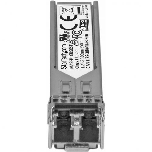 Startech .com Cisco Meraki MA-SFP-1GB-SX Comp. SFP Module1000BASE-SX1GbE Gigabit Ethernet SFP Multimode Fiber MMF Optic Transceiver -… MASFP1GBSXST