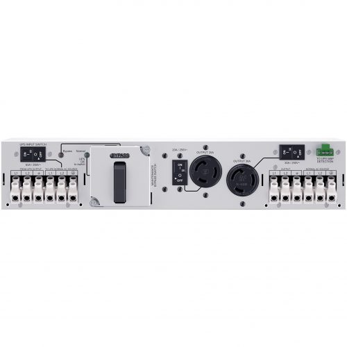 Cyber Power MBP63A2 208 VAC 63A Maintenance Bypass UPS3 Outlets, 3.3 ft, Horizontal, 2U,  Warranty MBP63A2