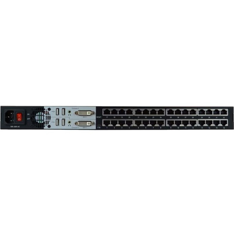 Raritan MCD-232 KVM Switchbox32 Computer2 Local User1920 x 108032 x Network (RJ-45)5 x USB2 x DVIRack-mountable1U MCD-232