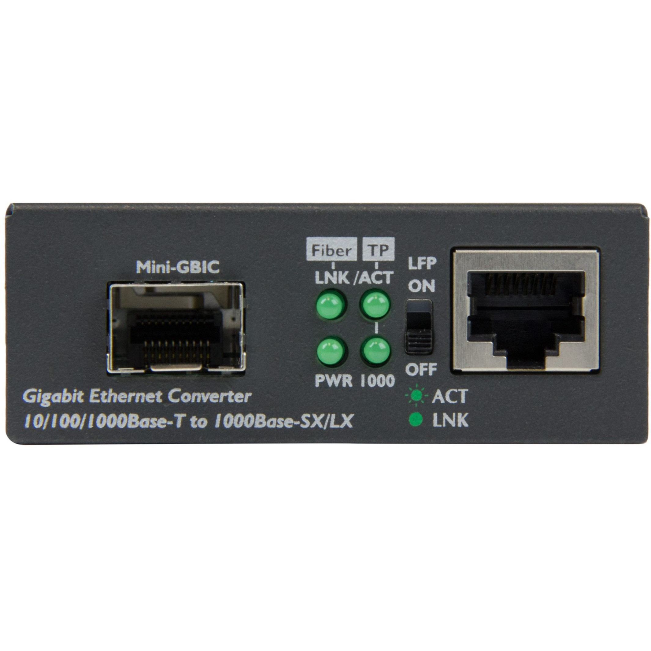Startech .com Gigabit Ethernet Fiber Media Converter with Open SFP SlotSupports 10/100/1000 NetworksConvert and extend different network… MCM1110SFP