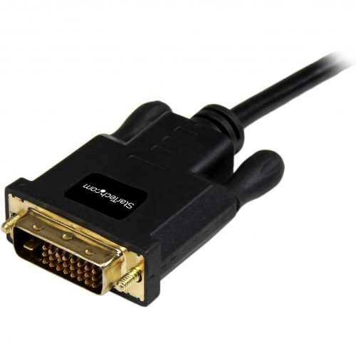 Startech .com 3ft Mini DisplayPort to DVI Cable, Mini DP to DVI-D Adapter/Converter Cable, 1080p Video, mDP 1.2 to DVI Monitor/Display3ft… MDP2DVIMM3B