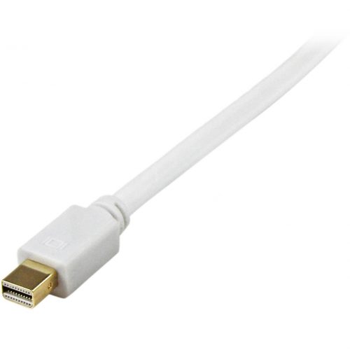 Startech .com 3 ft Mini DisplayPort to DVI Active Adapter Converter CablemDP to DVI 1920x1200WhiteEliminate excess cable clutter wi… MDP2DVIMM3WS
