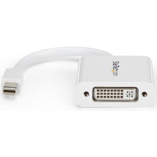 Startech .com Mini DisplayPort to DVI Adapter, Mini DP to DVI-D Single Link Converter, 1080p Video, Passive, mDP 1.2 to DVI Monitor/DisplayWh… MDP2DVIW