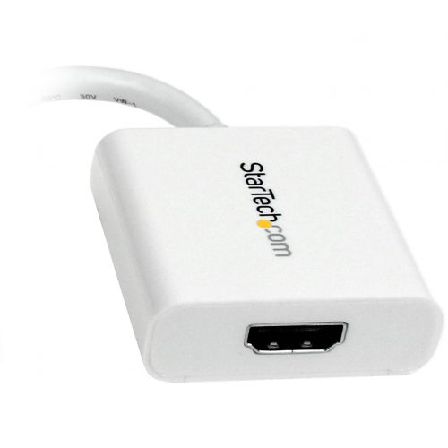 Startech .com Mini DisplayPort to HDMI Video Adapter ConverterWhiteConnect an HDMI-capable display to a Mini-DisplayPort-equipped PC or Mac… MDP2HDW
