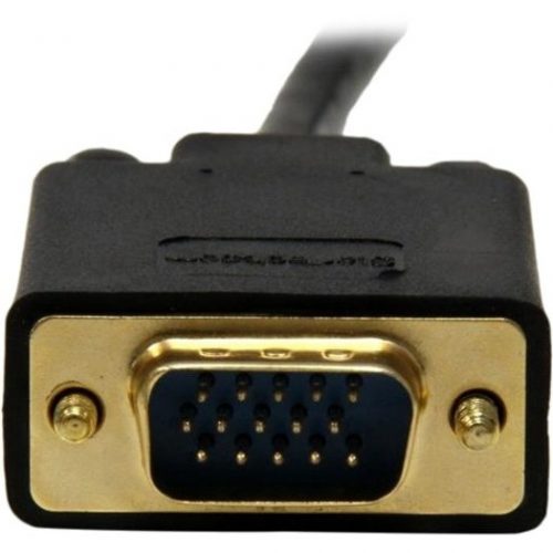 Startech .com 6 ft Mini DisplayPort to VGA Adapter Converter CablemDP to VGA 1920x1200Black6 ft Mini DisplayPort/VGA Video Cable for… MDP2VGAMM6B