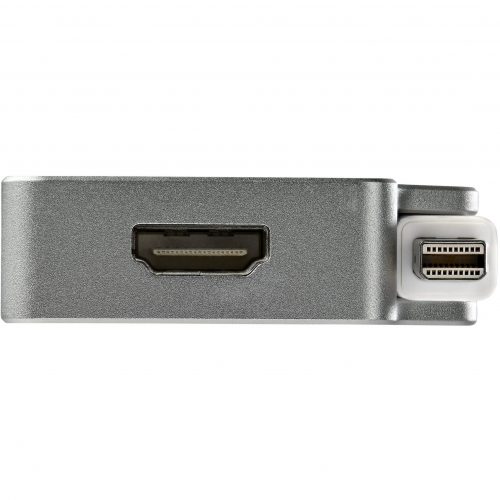 Startech .com Aluminum Travel A/V Adapter: 3-in-1 Mini DisplayPort to VGA, DVI or HDMImDP Adapter4KKeep this aluminum adapter with y… MDPVGDVHD4K
