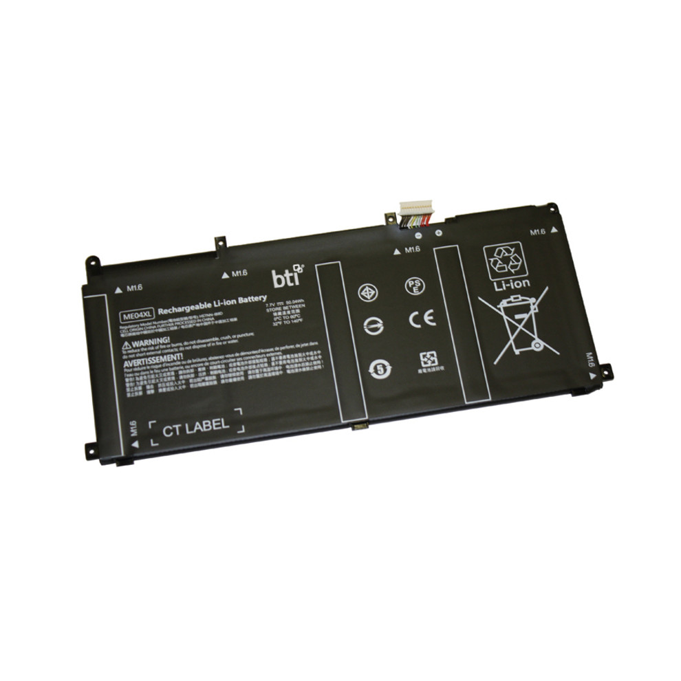 Battery Technology BTI Compatible OEM   ME04XL   937434-855   ME04050XL-PL   937519-1C1   937519-171 Compatible Model ELITE X2 1013 G3 ELITE X2 1013 G… ME04XL-BTI