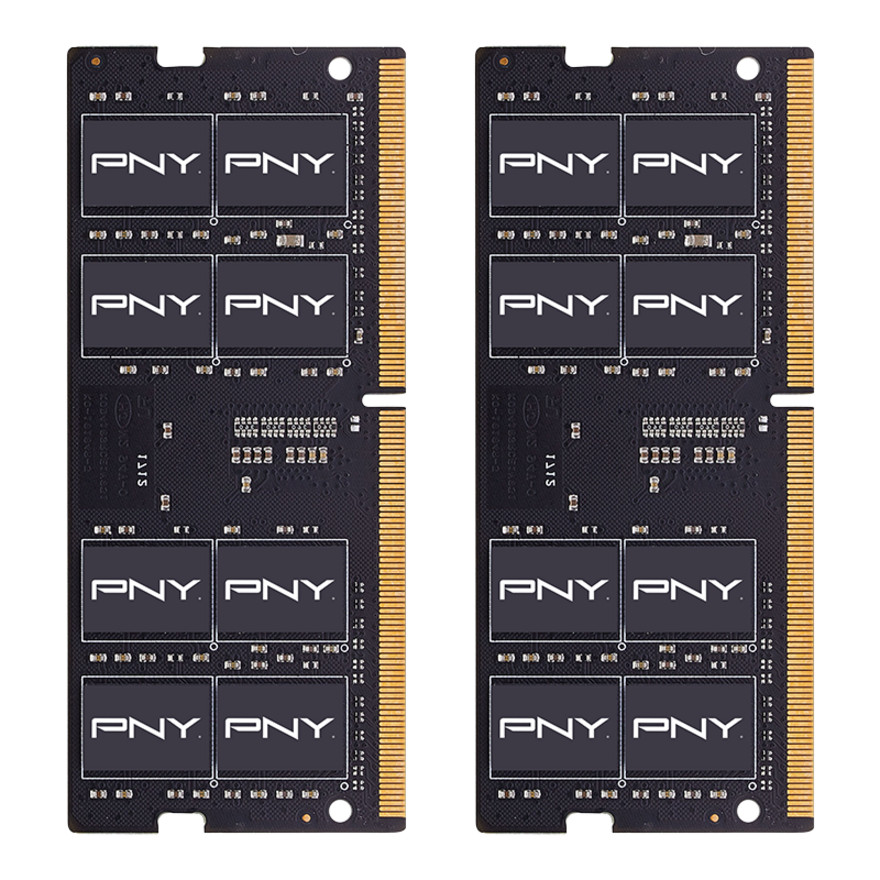PNY Technologies Performance DDR4 2666MHz Notebook MemoryFor Notebook16 GB (2 x 8GB)DDR4-2666/PC4-21300 DDR4 SDRAM2666 MHzCL191.20 V… MN16GK2D42666