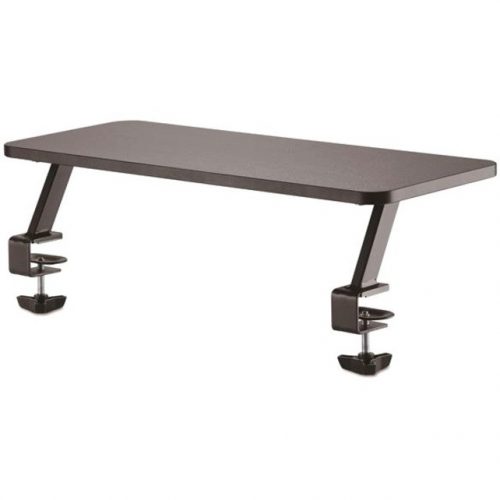 Startech .com Monitor Riser StandClamp-on Monitor Shelf for DeskExtra Wide 25.6″/65 cmFor up to 34″ MonitorsBlack (MNRISERCLMP) -… MNRISERCLMP