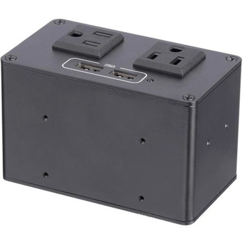 Startech .com Power Outlet Module for Conference Table Connectivity Box2x AC Power and 2x USB-APower and Charging HubPower Outlet Mo… MOD4POWERNA