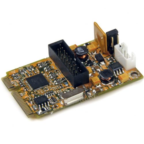 Startech .com 2 Port SuperSpeed Mini PCI Express USB 3.0 Adapter Card w/ Bracket Kit and UASP SupportAdd two USB 3.0 ports through a Mini… MPEXUSB3S22B