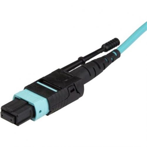 Startech .com 2m 6 ft MPO / MTP Fiber Optic CablePlenum-Rated MTP to MTP CableOM3, 40G MPO CablePush/Pull-TabMPO MTP Cable6.56 f… MPO12PL2M