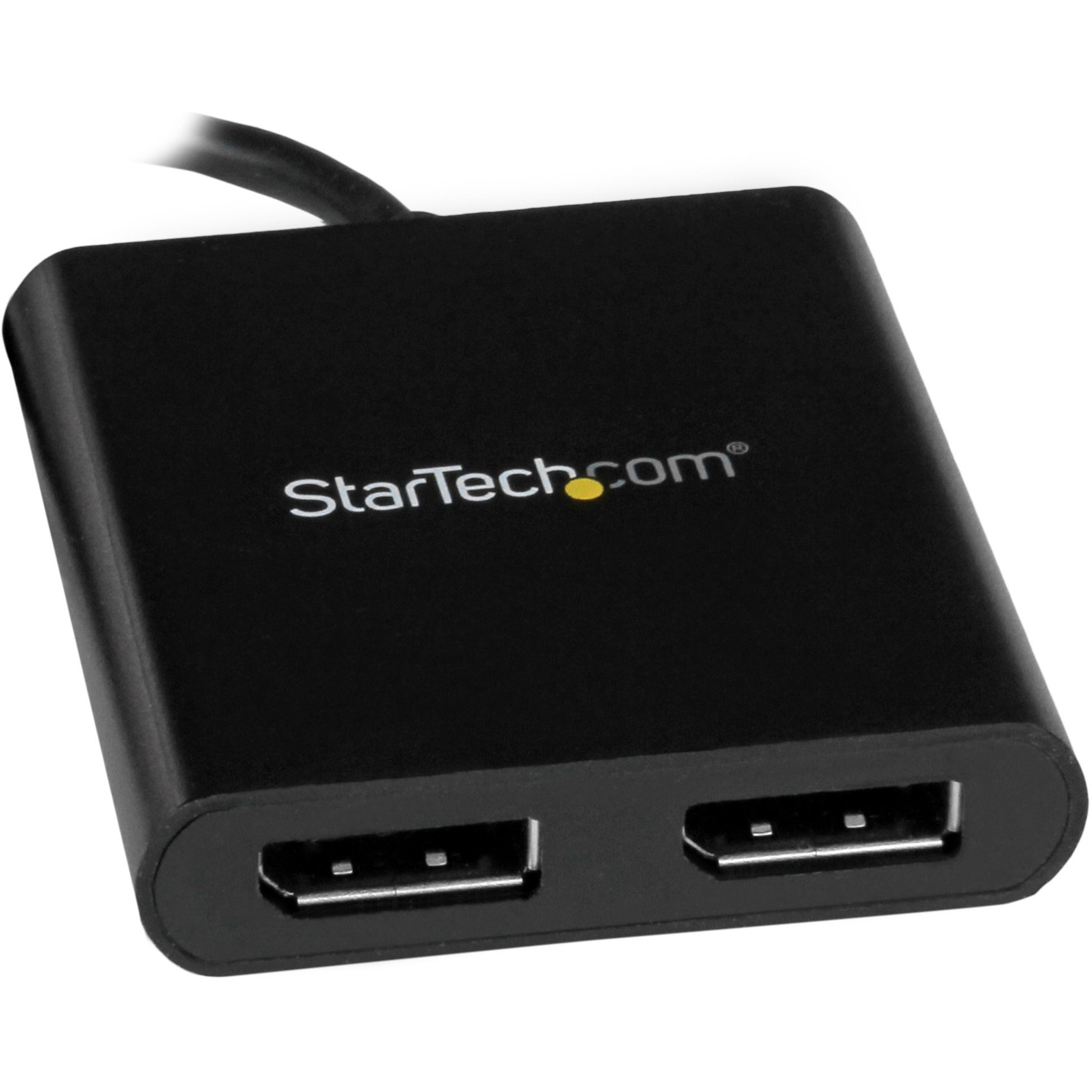 Startech .com 2-Port Multi Monitor AdapterUSB-C to DisplayPort 1.2 Video SplitterUSB-C to Dual DP MST HubTB3 CompatibleWindows -… MSTCDP122DP