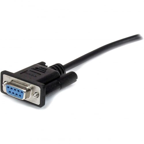 Startech .com 2m Black Straight Through DB9 RS232 Serial CableM/FExtend the connection between your DB9 serial devices by up to 2mdb9… MXT1002MBK