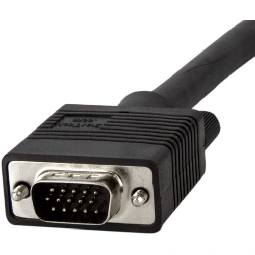 Startech .com 15 ft High Res 90 Degree Down Angled VGA CableHD-15 Male VGAHD-15 Male VGA15ftBlack MXT101MMHD15