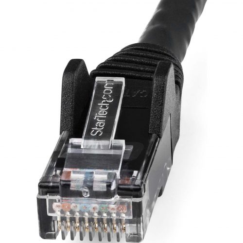 Startech .com 4.6m(15ft) CAT6 Ethernet Cable, LSZH (Low Smoke Zero Halogen) 10 GbE Snagless 100W PoE UTP RJ45 Black Network Patch Cord ETL -… N6LPATCH15BK