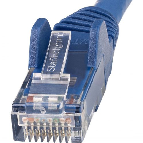 Startech .com 4.6m(15ft) CAT6 Ethernet Cable, LSZH (Low Smoke Zero Halogen) 10 GbE Snagless 100W PoE UTP RJ45 Blue Network Patch Cord, ETL -… N6LPATCH15BL