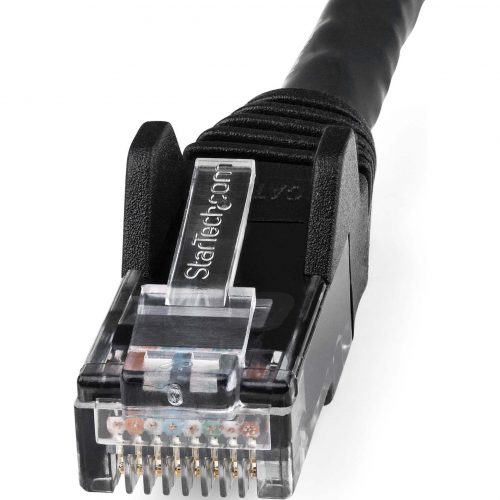 Startech .com 3ft (90cm) CAT6 Ethernet Cable, LSZH (Low Smoke Zero Halogen) 10 GbE Snagless 100W PoE UTP RJ45 Black Network Patch Cord, ETL -… N6LPATCH3BK