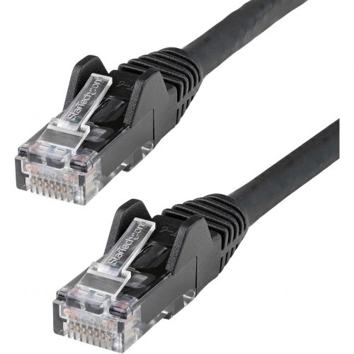 Startech .com 6in (15cm) CAT6 Ethernet Cable, LSZH (Low Smoke Zero Halogen) 10 GbE Snagless 100W PoE UTP RJ45 Black Network Patch Cord, ETL… N6LPATCH6INBK