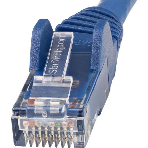 Startech .com 7ft (2m) CAT6 Ethernet Cable, LSZH (Low Smoke Zero Halogen) 10 GbE Snagless 100W PoE UTP RJ45 Blue Network Patch Cord, ETL7f… N6LPATCH7BL