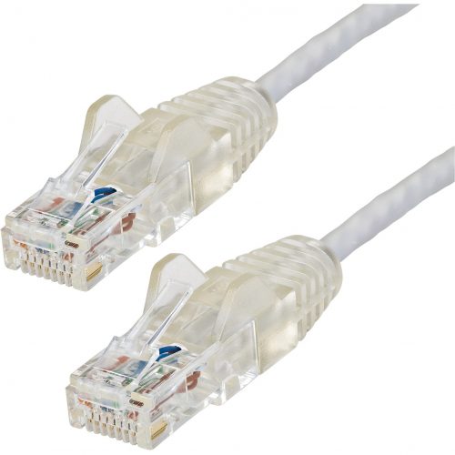 Startech .com 1 ft CAT6 CableSlim CAT6 Patch CordGraySnagless RJ45 ConnectorsGigabit Ethernet Cable28 AWGLSZH (N6PAT1GRS)S… N6PAT1GRS