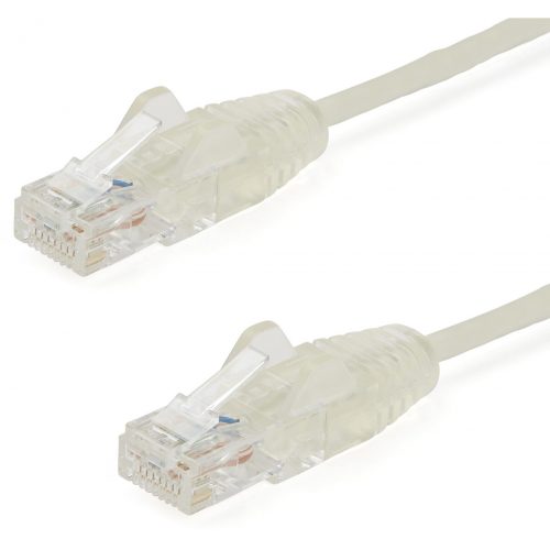 Startech .com 6 ft CAT6 CableSlim CAT6 Patch CordGraySnagless RJ45 ConnectorsGigabit Ethernet Cable28 AWGLSZH (N6PAT6GRS)S… N6PAT6GRS
