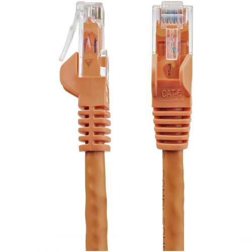 Startech .com 3m Orange Gigabit Snagless RJ45 UTP Cat6 Patch Cable10 m Patch Cord9.84 ft Category 6 Network Cable for Network DeviceF… N6PATC3MOR