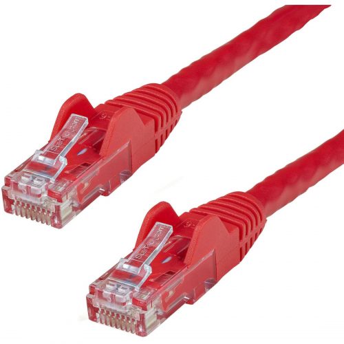 Startech .com 10ft CAT6 Ethernet CableRed Snagless Gigabit100W PoE UTP 650MHz Category 6 Patch Cord UL Certified Wiring/TIA10ft Red… N6PATCH10RD