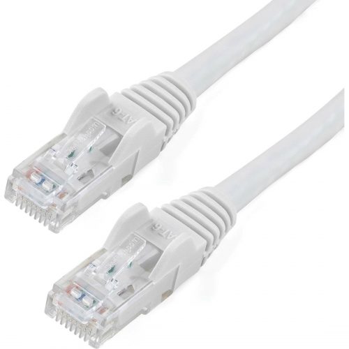 Startech .com 10ft CAT6 Ethernet CableWhite Snagless Gigabit100W PoE UTP 650MHz Category 6 Patch Cord UL Certified Wiring/TIA10ft Wh… N6PATCH10WH
