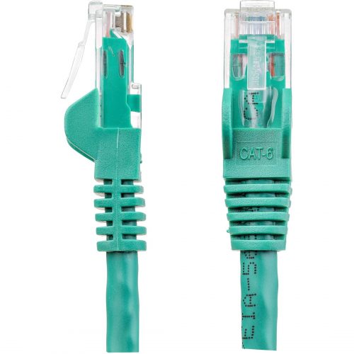 Startech .com 12ft CAT6 Ethernet CableGreen Snagless Gigabit100W PoE UTP 650MHz Category 6 Patch Cord UL Certified Wiring/TIA12ft Gr… N6PATCH12GN