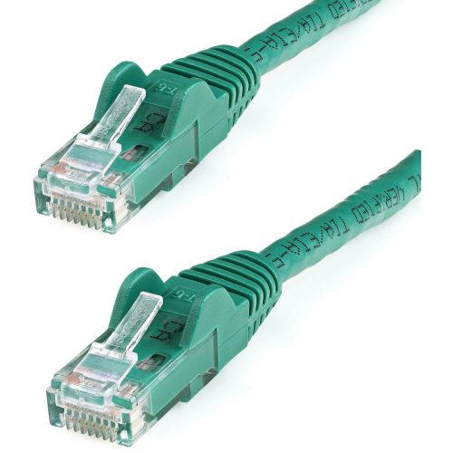 Startech .com 12ft CAT6 Ethernet CableGreen Snagless Gigabit100W PoE UTP 650MHz Category 6 Patch Cord UL Certified Wiring/TIA12ft Gr… N6PATCH12GN