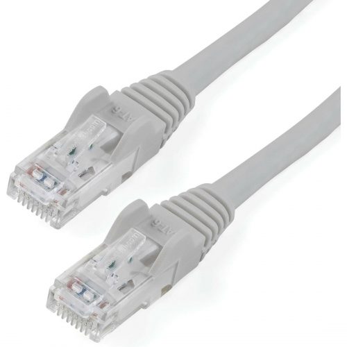 Startech .com 14ft CAT6 Ethernet CableGray Snagless Gigabit100W PoE UTP 650MHz Category 6 Patch Cord UL Certified Wiring/TIA14ft Gra… N6PATCH14GR