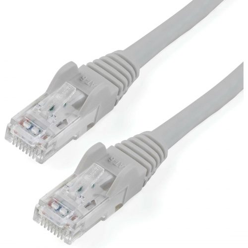 Startech .com 1ft CAT6 Ethernet CableGray Snagless Gigabit100W PoE UTP 650MHz Category 6 Patch Cord UL Certified Wiring/TIA1ft Gray C… N6PATCH1GR