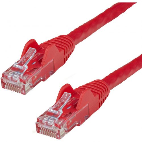 Startech .com 1ft CAT6 Ethernet CableRed Snagless Gigabit100W PoE UTP 650MHz Category 6 Patch Cord UL Certified Wiring/TIA1ft Red CAT… N6PATCH1RD