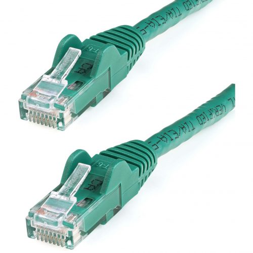 Startech .com 2ft CAT6 Ethernet CableGreen Snagless Gigabit100W PoE UTP 650MHz Category 6 Patch Cord UL Certified Wiring/TIA2ft Green… N6PATCH2GN