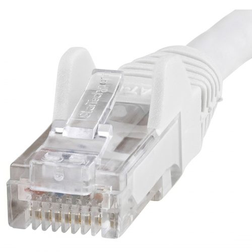 Startech .com 2ft CAT6 Ethernet CableWhite Snagless Gigabit100W PoE UTP 650MHz Category 6 Patch Cord UL Certified Wiring/TIA2ft White… N6PATCH2WH