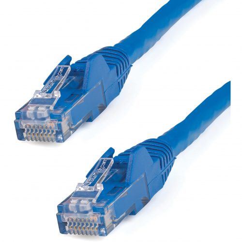 Startech .com 30ft CAT6 Ethernet CableBlue Snagless Gigabit100W PoE UTP 650MHz Category 6 Patch Cord UL Certified Wiring/TIA30ft Blu… N6PATCH30BL
